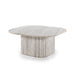 By-Boo Salontafel Dorique Marmer, 80 x 80cm - Bruin - Vierkant