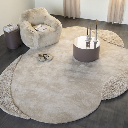 By-Boo Organisch Vloerkleed Praia 235 x 345cm - Beige