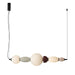 By-Boo Hanglamp Garca Horizontaal, Keramiek en glas - Veelkleurig