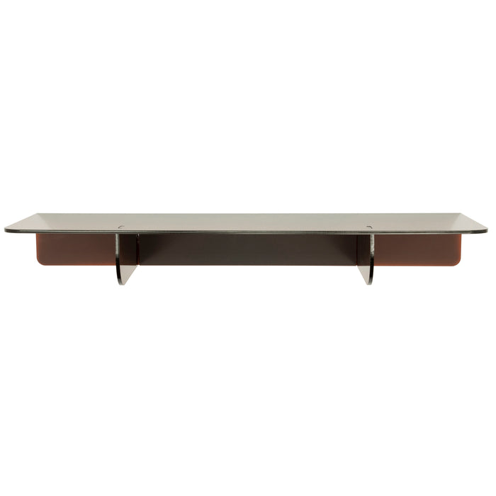 By-Boo Wandplank Plexo Acryl, 60cm - Bruin