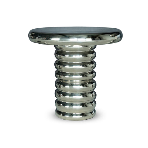 By-Boo Ronde Bijzettafel Chromeo 41cm