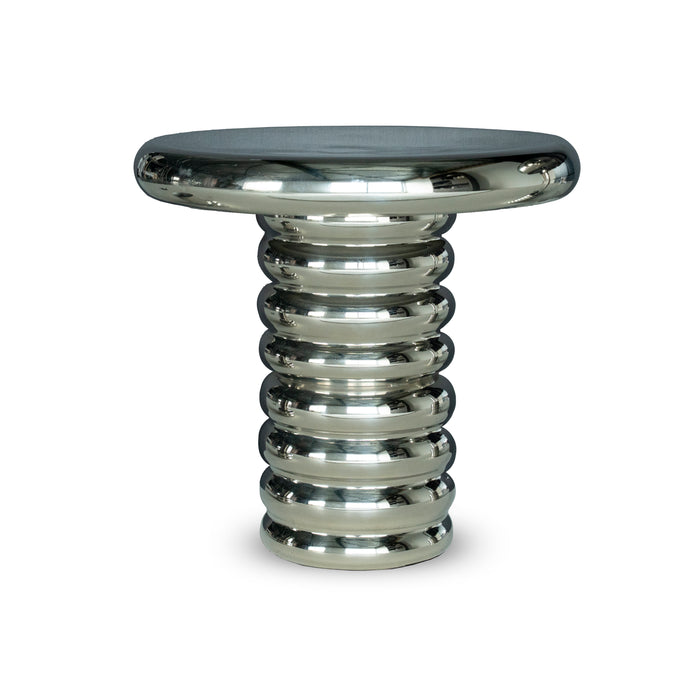 By-Boo Ronde Bijzettafel Chromeo 41cm