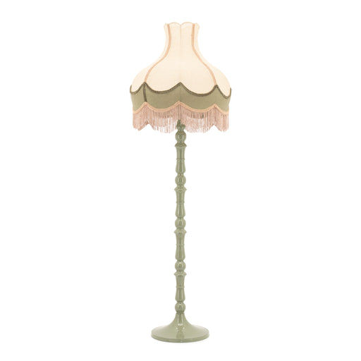 By-Boo Vloerlamp Fringaloo Katoen en jute - Groen