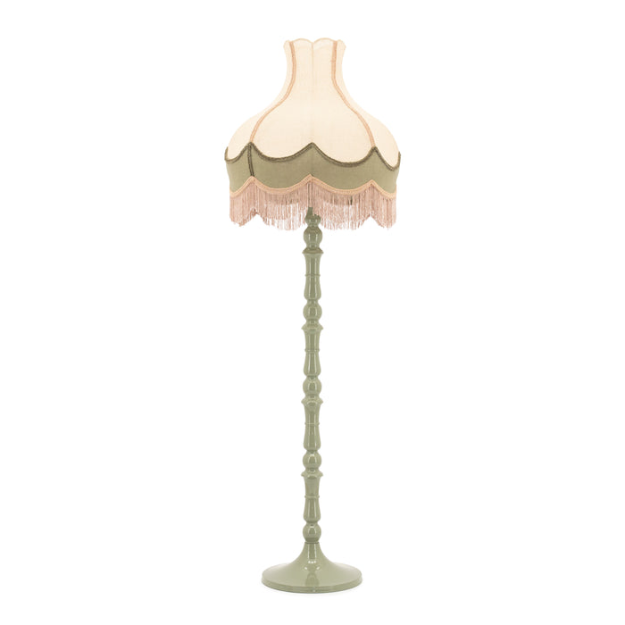 By-Boo Vloerlamp Fringaloo Katoen en jute - Groen