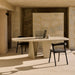 Ethnicraft Ovale Tuintafel Canyon Beton, 230 x 115cm - Lichtgrijs - Ovaal
