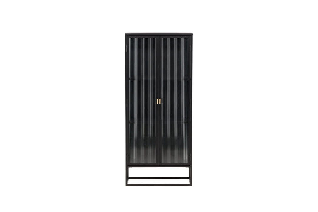 Nohr Vitrinekast Alieke 160 x 70cm - Zwart