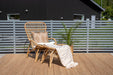 Nohr Loungestoel Bronwen Met hocker, Rotan - Naturel - ThatLyfeStyle