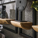 Wandschap Edge Acaciahout Naturel Set van 5 - Giga Meubel - ThatLyfeStyle