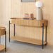 Zuiver Sidetable Slides Eikenhout 120 cm - Naturel
