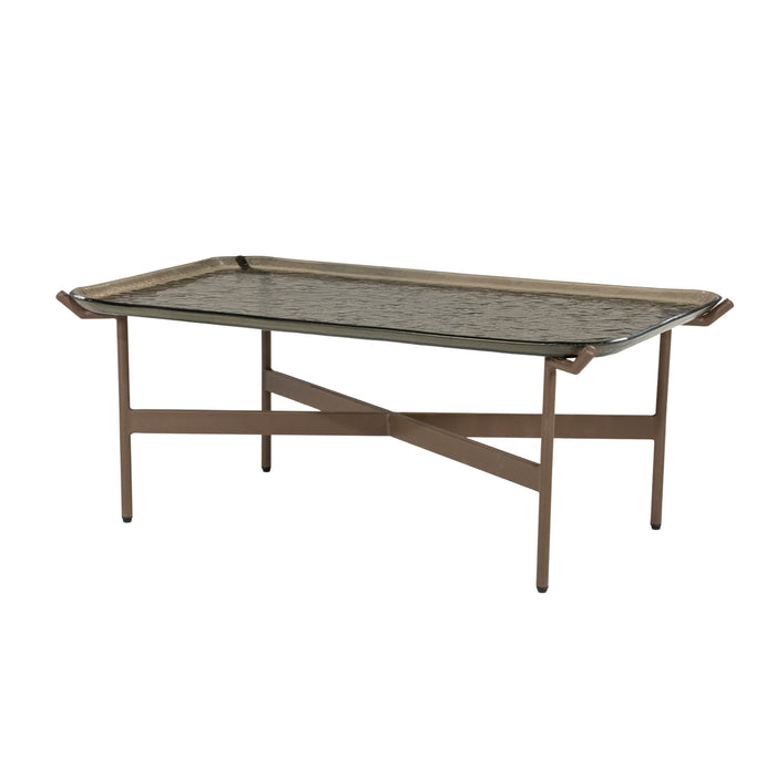 By-Boo Salontafel Liri Glas, 98 x 58cm - Bruin