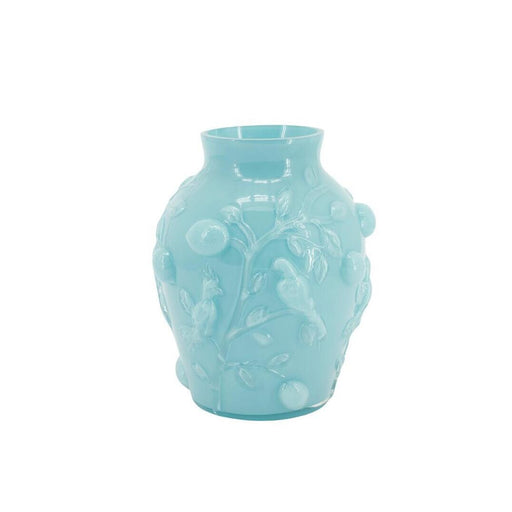 By-Boo Vaas Aru 22cm hoog - Lichtblauw