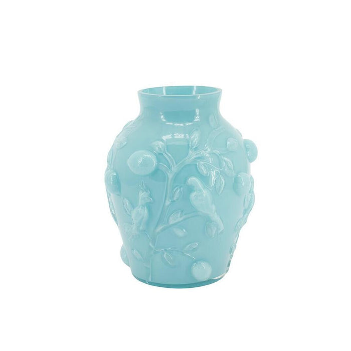By-Boo Vaas Aru 22cm hoog - Lichtblauw