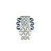 By-Boo Vaas Blu 2 32cm hoog - Blauw