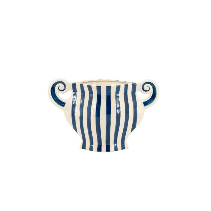 By-Boo Vaas Blu 3 27cm hoog - Blauw