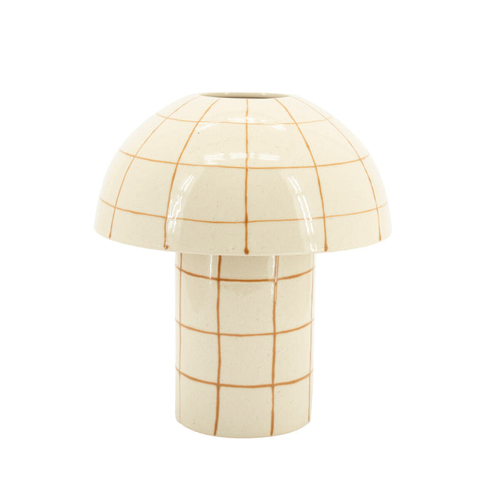 By-Boo Tafellamp Trazo Keramiek - Beige
