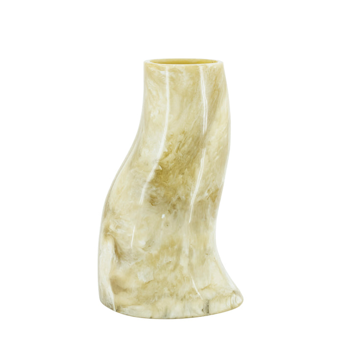 By-Boo Vaas Stonea Marmerlook, 34cm - Groen