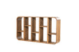 By-Boo Wandkast Cup & Co Teakhout, 60 x 110cm - Bruin