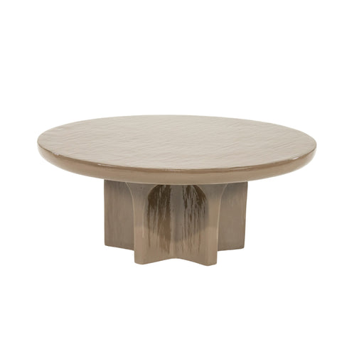 By-Boo Ronde Salontafel Circolo 80cm - Donkerbruin - ThatLyfeStyle