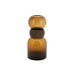 By-Boo Vaas Verra Glas en hout, 31cm - Bruin