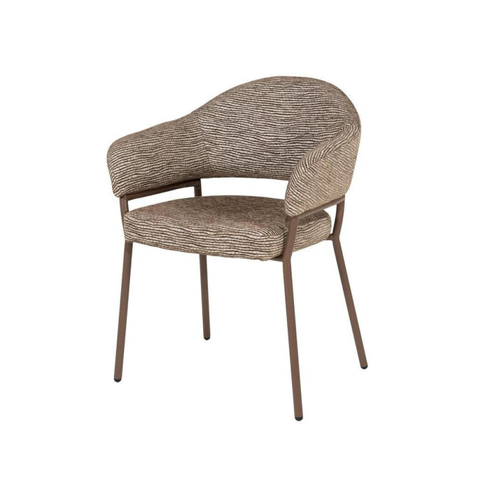 By-Boo Fauteuil Noda Rail stof - Bruin