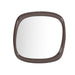 By-Boo Organische Spiegel Glyde High gloss, 80 x 80cm - Bruin - Vierkant