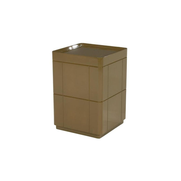 By-Boo Bijzettafel Glyde High gloss, 35 x 35cm - Groen