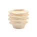 By-Boo Vaas Riva Polyresin, 30cm - Crème