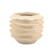 By-Boo Vaas Riva Polyresin, 45cm - Wit