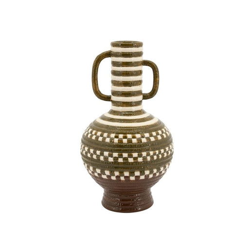 By-Boo Vaas Vloom 2 Geglazuurd aardewerk, 37cm - Veelkleurig