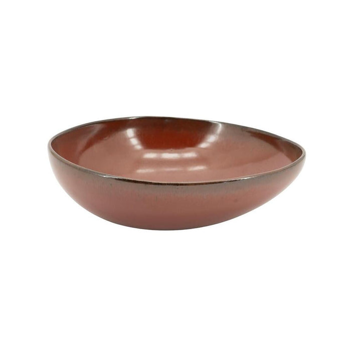 By-Boo Schaal Nendo Geglazuurd aardewerk, 26cm - Bruin