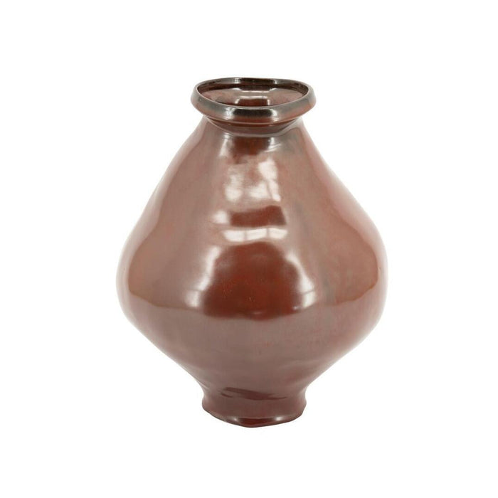 By-Boo Vaas Nendo Geglazuurd aardewerk, 33cm - Bruin
