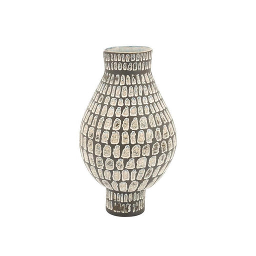 By-Boo Vaas Isoko Geglazuurd aardewerk, 40cm - Bruin