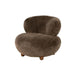By-Boo Fauteuil Mochi Morin stof - Bruin