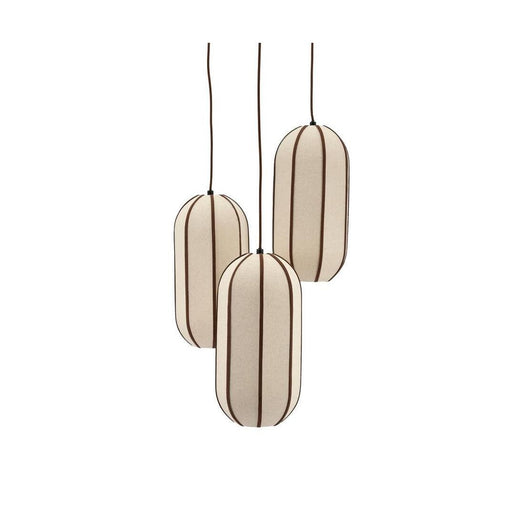By-Boo Hanglamp Cluster 3-lamps, Linnen - Natuurlijk