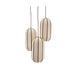 By-Boo Hanglamp Cluster 3-lamps, Linnen - Natuurlijk