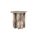 By-Boo Bijzettafel Minuit Marmer 40 x 40 cm Roze