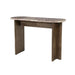 By-Boo Sidetable Haussmann Marmer en mangohout, 120cm - Roze - Ovaal