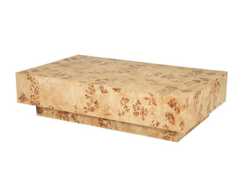 By-Boo Salontafel Dean MDF en populierenfineer, 117 x 70cm - Bruin