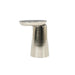 By-Boo Laptoptafel Muse Shiny Nickel - Zilver - Ovaal