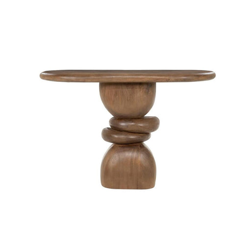 By-Boo Organische Sidetable Sui Mangohout, 120cm - Bruin - Ovaal