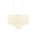 By-Boo Hanglamp Soleil Stof, 50cm - Crème