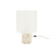 By-Boo Tafellamp Usva Alabaster en glas, 39cm - Wit