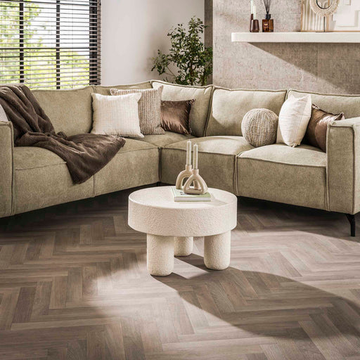 LifestyleFurn Ronde Salontafel Eriq Marmercomposiet - Marmer composiet