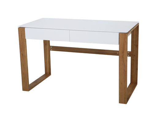 Artistiq Bureau Ismael 120 x 60cm, met 2 laden - Wit - ThatLyfeStyle