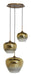 Light & Living Hanglamp Mayson 3-lamps - Goud