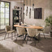 LifestyleFurn Organische Eettafel Renée Acaciahout, 215 x 100cm - Massief acacia naturel