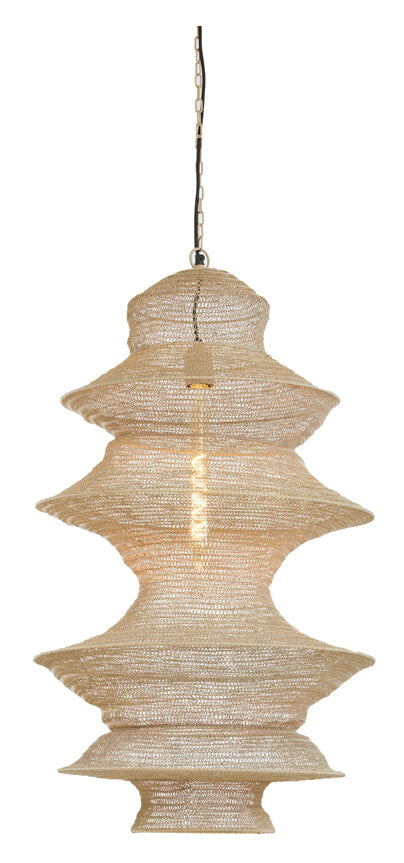 Light & Living Hanglamp Nakisha 82cm - Zand