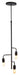Light & Living Hanglamp Edisa 3-lamps - Mat Zwart