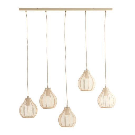 Light & Living Hanglamp 'Elati' 5-lamps Zand