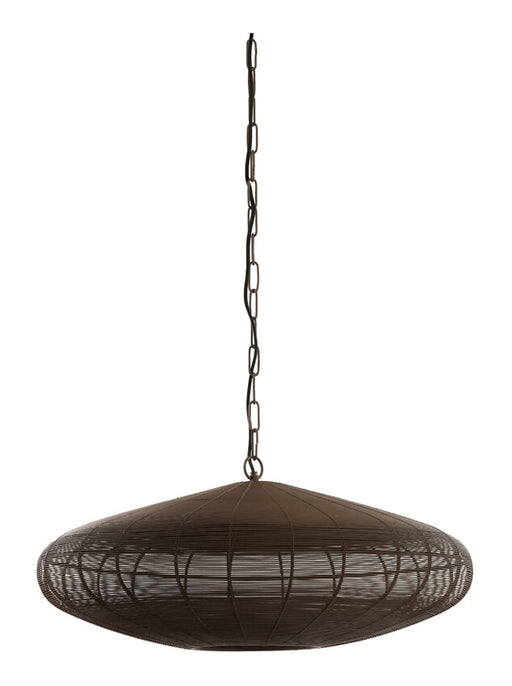Light & Living Hanglamp Bahoto 51cm - Mat Donkerbruin